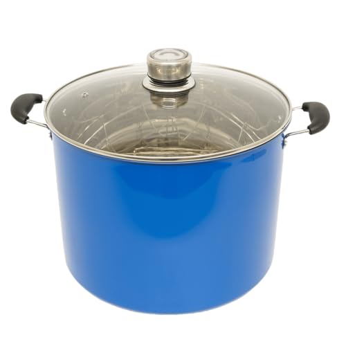 21.5 Quart Water Bath Canner with Pressure Gauge (Blue)