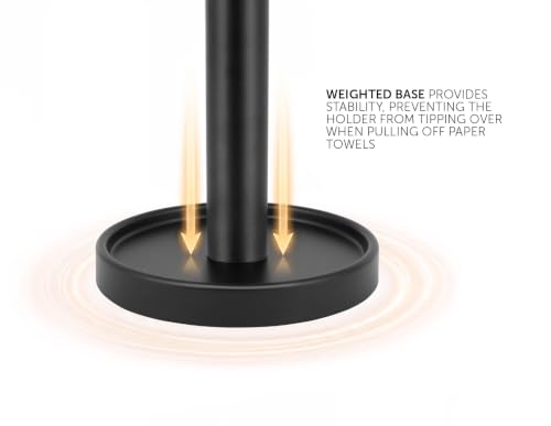 Countertop Paper Towel Holder (Black)