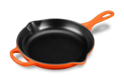 Enameled Cast Iron Signature Round Skillet (9" / Flame)