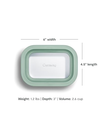 2 Piece Glass Food Storage Container Set (Mist / 2.6 Cup Food Storage (2x))
