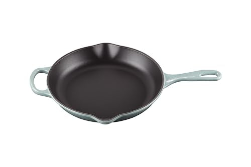 Enameled Cast Iron Signature Round Skillet (10.25" / Sea Salt)
