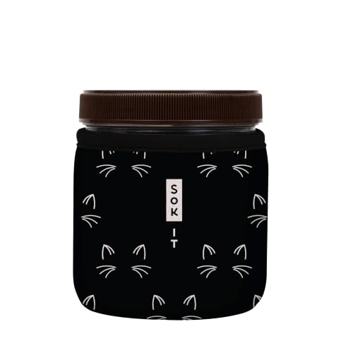 IceCreamSok Insulated Neoprene Cover (Mystical Meows / Fits Talenti 16oz Pints)