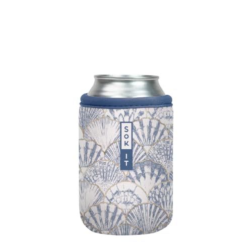 CanSok Sleeve for Beer & Soda Insulated Neoprene Cover (Shore Thing / 12oz Can Sleeve)