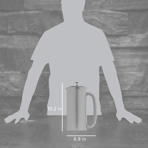 P7 French Press (32 oz / Brushed Stainless Steel)