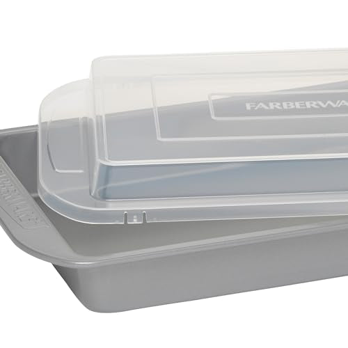 Nonstick Bakeware Rectangular Cake Pan with Lid for Baking