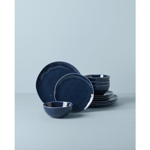 Blue Bay Colors 12Pc Set (12-Piece Dinnerware Set / Blue)