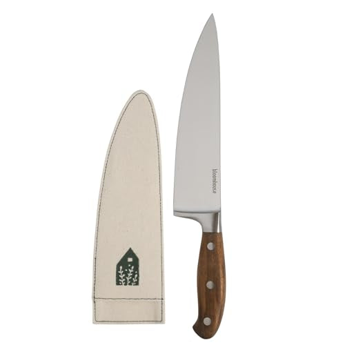 8 Inch German Steel Chef's Knife W (Walnut Wood)