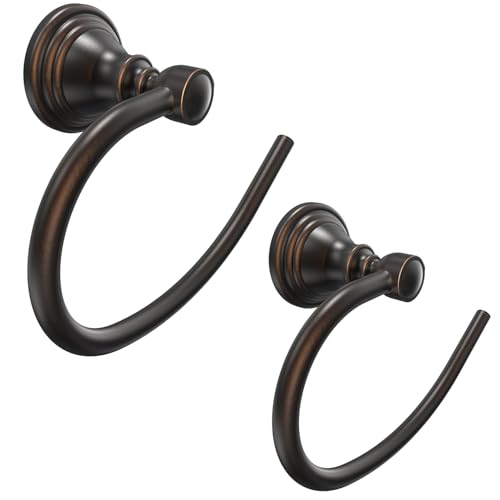 Towel Ring Wall Mount for Bathroom (Oil Rubbed Bronze)
