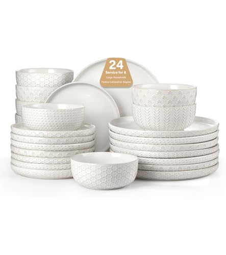 24 Piece Dinnerware Sets for 8 (Service for 8-24Pcs)