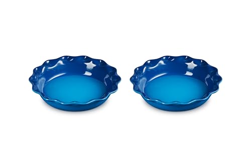 Stoneware Set of 2 Heritage Fluted Pie Dish (Marseille)
