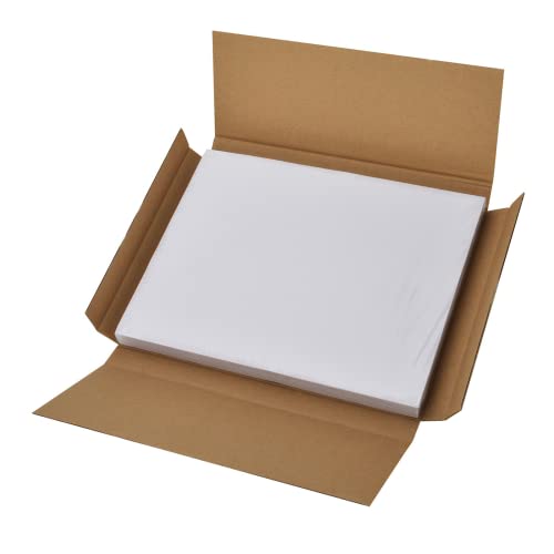 8.5" x 5.5" Half Sheet Self Adhesive Shipping Labels for Laser & Inkjet Printers (8-1/2"×5-1/2" (2-UP) / 500 Sheets)