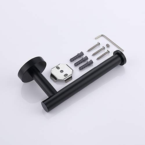 Matte Black Toilet Paper Holder SUS304 Stainless Steel