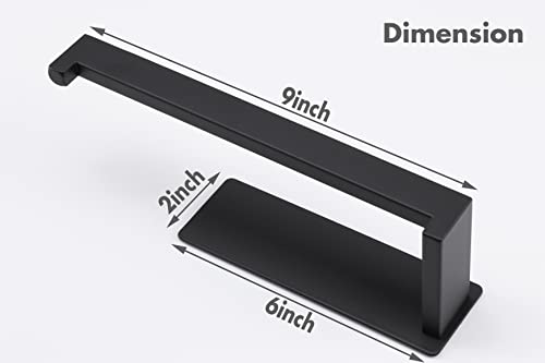 Hand Towel Holder (1 Pack 9 In / Matte Black)
