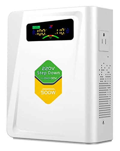 Voltage Converter 220 to 110 Step Down Transformer 500W Adapter (Step Down / 500W)