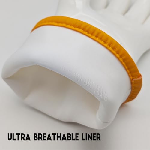 Silicone BBQ Grill Gloves (White / 10/XL)