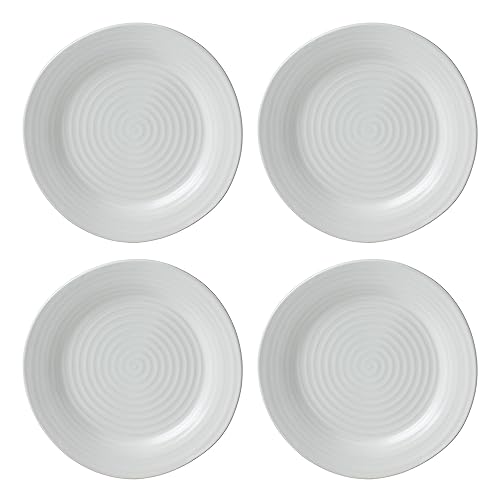 White Ridge Piece Dinnerware Set (White / 12-Piece Dinnerware Set)