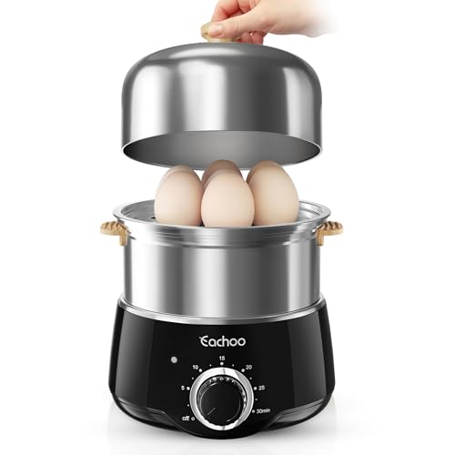 Hard Boiled Egg Cooker (Black / 2-Tier)