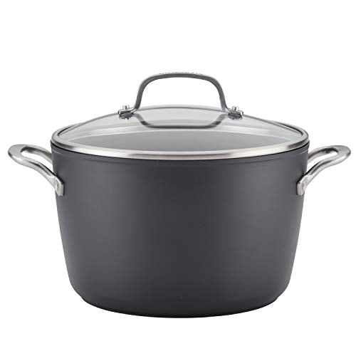 Hard Anodized Induction Nonstick Stock Pot with Lid (Stockpot (8 Quart))