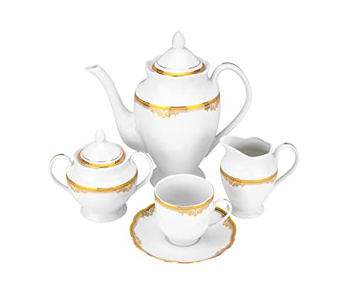 57 piece Banquet Dinnerware Set with Scalloped Edges (1797-57)