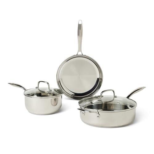 Stainless Steel Cookware Set (5-Piece Set)