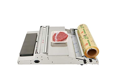 VTH-500, 20 Inch / 500 mm Hand Wrapping Machine Film Wrapper for Food Packaging, Large Tray, MADE IN KOREA