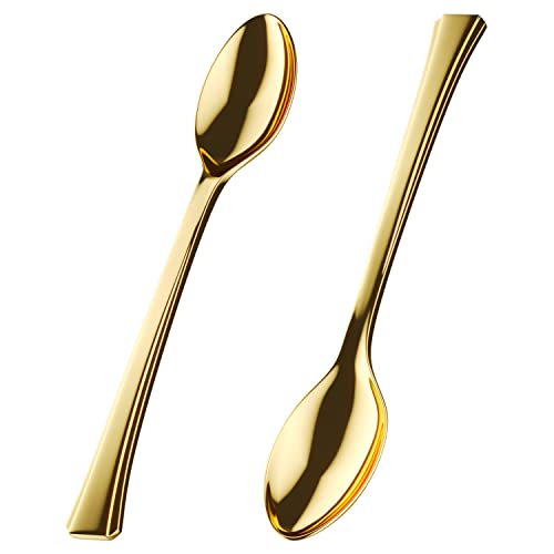 Mini Spoons for Desserts (Mini Gold Spoon)
