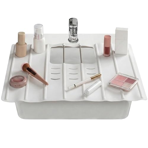 Travel Size Bathroom Sink Cover for Counter Space