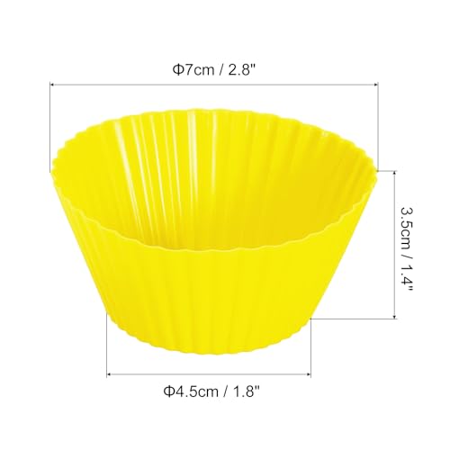 42Pcs Silicone Cupcake Liners