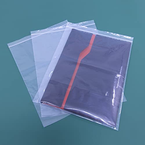 500 Count 10" x 13" Clear Zip Bags