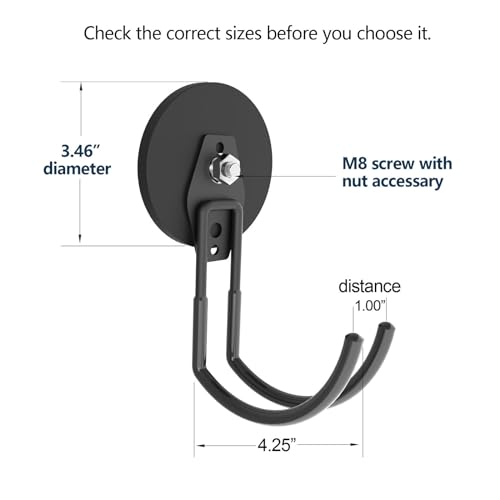 Heavy Duty Large Magnetic Hooks (2 Count)