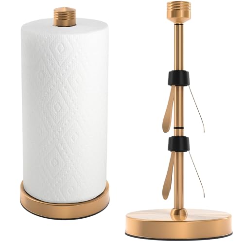 Heavy Duty Stainless Steel Paper Towel Holder (Gold)