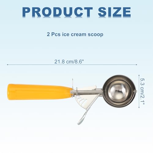 2 Pcs Cookie Scoops Ice Cream Scoop w