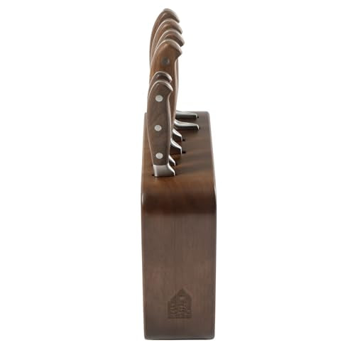Knife Block Set (Walnut Wood)