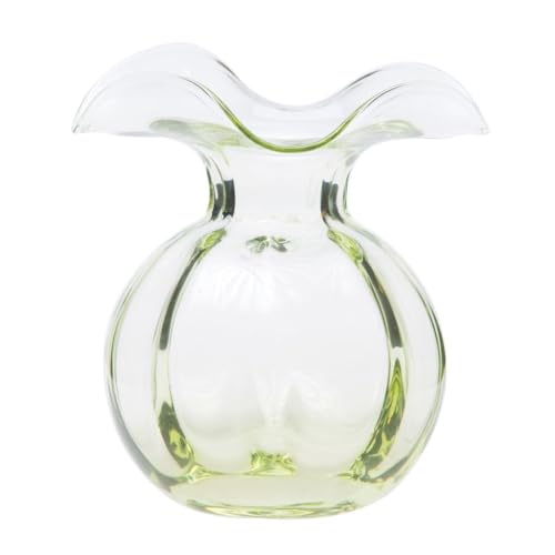 Hibiscus Glass Green Bud Vase (Bud / Green)