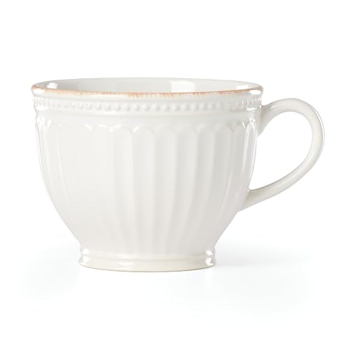 French Perle Groove 2 (Latte Mugs, Set of 2)