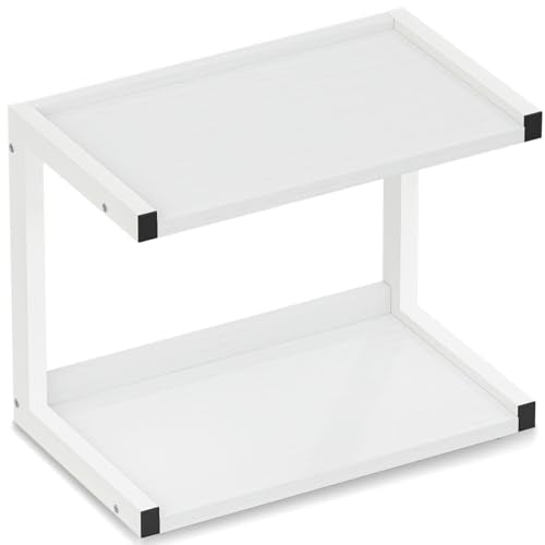 Kitchen Counter Shelf Organizer (White / Small)
