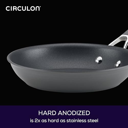 Radiance Hard Anodized Nonstick Frying Pan Set