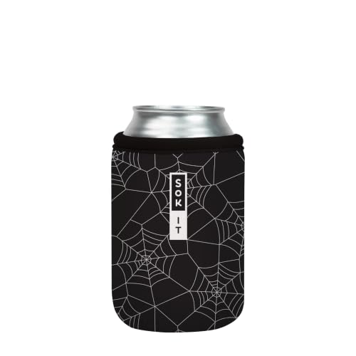 CanSok Sleeve for Beer & Soda Insulated Neoprene Cover (Spidey Sense / 12oz Can Sleeve)