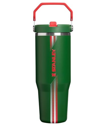 IceFlow 2.0 Flip Straw Tumbler (Team Dark Green Red / 30 Ounces)