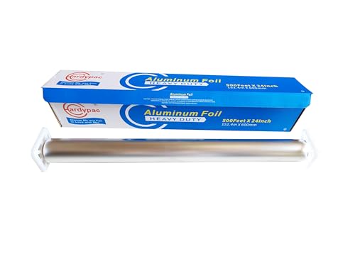 24 Inch Extra Wide Heavy Duty Aluminum Foil Roll (1000 Sq Ft)