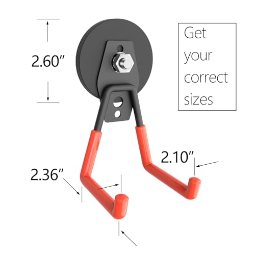Magnetic Garage Hook (ML/2 pack 16-80lbs)
