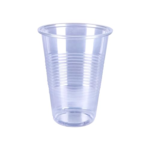 Disposable Clear Plastic Cups for Cold Drinks (16 Ounces)