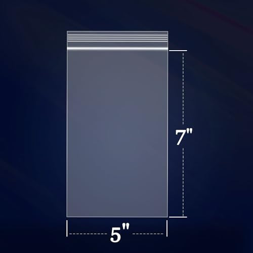 1000 Count 5" x 7" Small Zip Bags