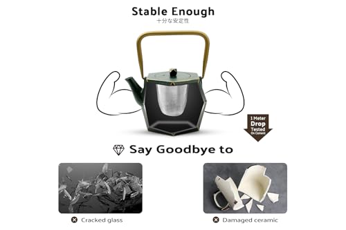 Mini Tea Kettle (11 oz / Green Diamond)