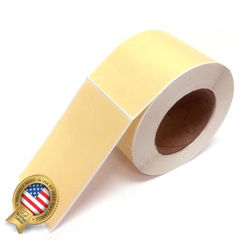 500 Rectangle Stickers (Natural)