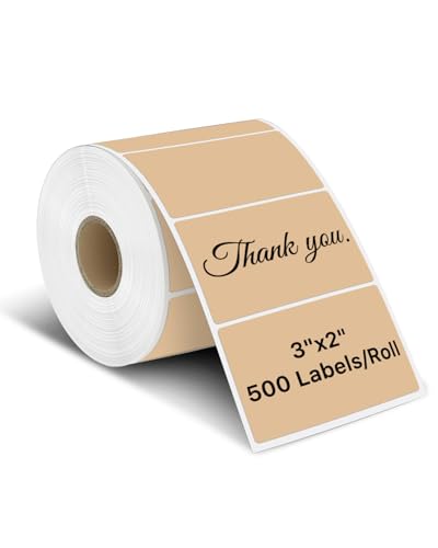 3" x 2" Thermal Labels (3"x2" / Brown)