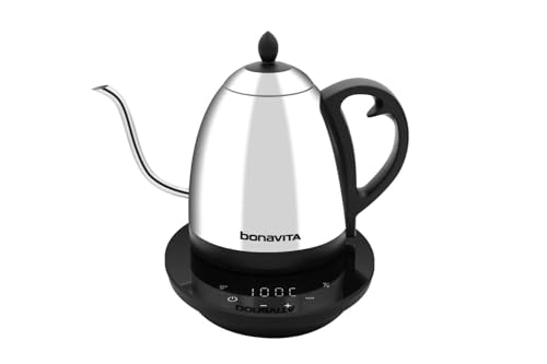 Cosmopolitan 1.0L Gooseneck Electric Kettle (Mirror Polished)