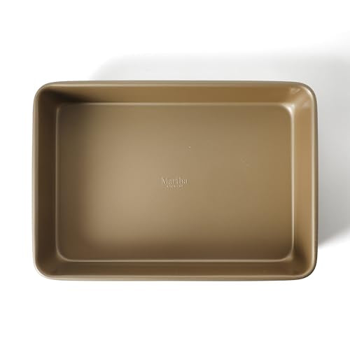 Gallen 13 x 9 Inch Rectangular Nonstick Carbon Steel Cake and Baking Pan (Champagne / 13" Cake Pan)