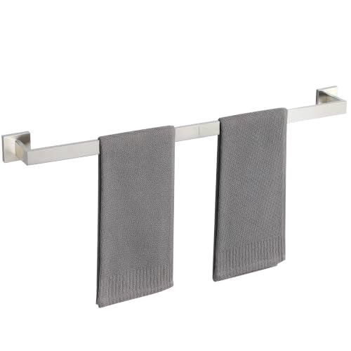 32 Inch Towel Bar for Bathroom Wall Mounted (Single 32 Inch(Assemble) / Brushed Nickel)