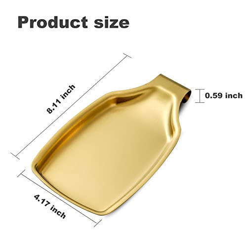 Gold Spoon Rest For Stove up (Gold -square)